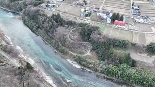 下生坂上空からの風景