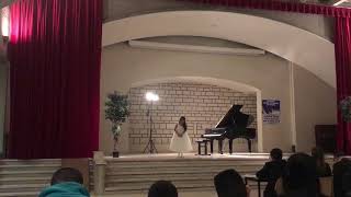 Cyliane Dai concours de piano Claude Kahn 2018