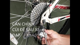 Hướng dẫn cách chỉnh nhanh đề sau xe đạp trong một nốt nhạc