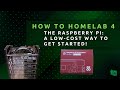 The Raspberry Pi is a great way to get started with Homelab! (How to Homelab Episode 4)