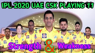 IPL 2020 In UAE || Chennai Super Kings Playing 11 || Csk  playing 11 2020 || IPL 2020 Playing 11 ||