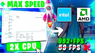 ⚙️How To Maximize CPU Speed for Ultimate Performance 🚀( Windows 10/11 )