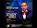 STUDY SERIES with Pastor Moses Kayode TITLED: WINNING MINDSET PT. 1