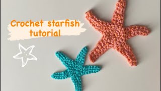 CROCHET STARFISH TUTORIAL