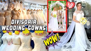 DIVISORIA WEDDING GOWNS | SOBRANG MURA! | VLOG | Maggie Santillan