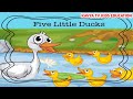 Five Little Ducks | Kids Song | Super Simple Song | Nursery Rhymes | Kavya TV Kids Education