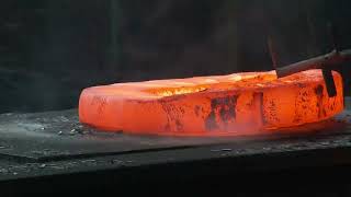 Forging flange making