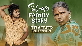 Oka chinna Family story trailer Reaction | gangavva react | Anil geela