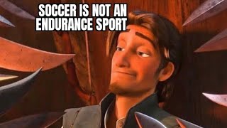 Soccer is Not an Endurance Sport