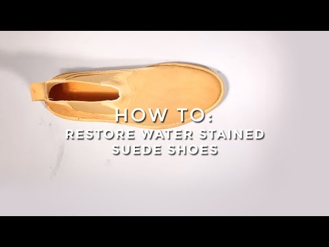 How To Restore Water Stained Suede Shoes How To Restore Water Stained Suede Shoes