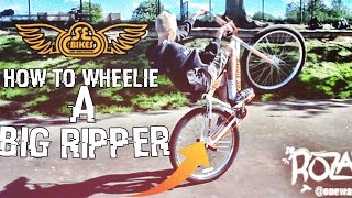 HOW TO WHEELIE ANY SE BIKE!! BIG RIPPER/SO CAL BY @ONEWAY_STEPHAN