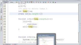 How to delete an element from array in java? | One Dimensional & multidimensional Array Java Ex #12