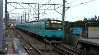 京葉線・２０１系 爆走通過と発車 Japanese EMU train pass\u0026Departure