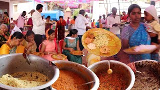 Singara Konda - Sri Lakshmi Narasimha Swamy Free Food | One Lakh Peoples Eating | Food Bandi