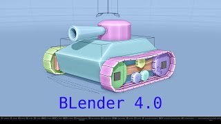 Tutorial Rigging Tank Tracks Blender 4.x