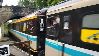 Class 47 No. 47712 departing Arley with Rail Adventure class 43 powercars on the rear 19/05/2025