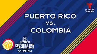 FIBA Women's Pre-Qualifying Tournament 2023: Puerto Rico vs. Colombia | Telemundo Deportes