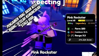 PINK ROCKSTAR JUGA SAYA REVIEW FULL DETAIL - ANIME DEFENDERS - ROBLOX