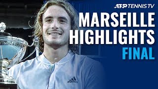 Tsitsipas Defeats Auger-Aliassime To Defend Marseille Crown! | Marseille 2020 Final Highlights