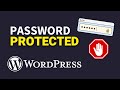 How to Password Protect a WordPress Page (in 20 Seconds!)