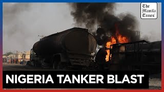 Petrol tanker truck burns in Nigeria after deadly blast