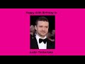 happy 44th birthday to justin timberlake