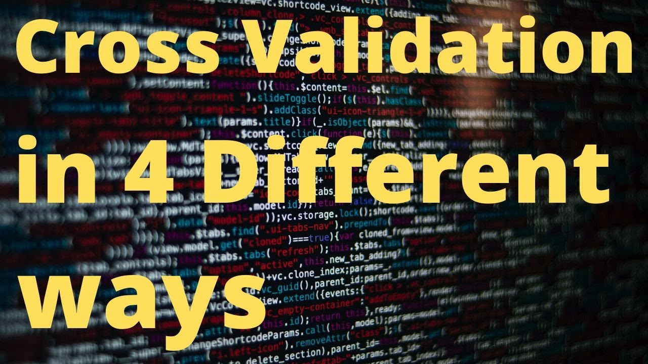 Different Ways To Do K-Fold Cross Validation | Deep Learning | Machine ...