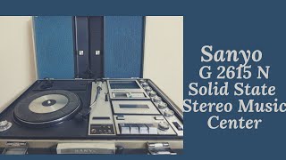 Sanyo G 2615N Solid State Stereo Music Center  How To Use, Kaise Chalaye  Price, Connection IN HINDI