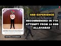 SSB Experience of Dhiren Bhagchandani | Recommended from 14 SSB Allahabad SSC Tech 63 Entry