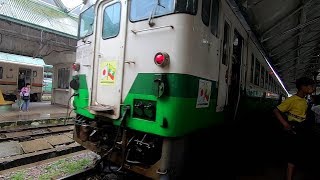 ミャンマー鉄道　ヤンゴン中央駅の風景