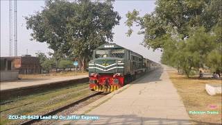 2 In 1 || Pakistan Railway Fast Trains Passing Through Kamoke Railway Station