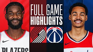 TRAIL BLAZERS at WIZARDS | FULL GAME HIGHLIGHTS | April 5, 2024