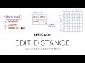 Edit Distance between 2 Strings | The Levenshtein Distance Algorithm + Code