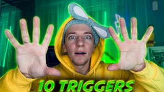 ASMR TOP 10 TRIGGERS 🏆 ASMR TOP 10 TRIGGERS 😎