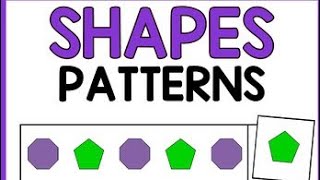 Patterns and shapes | learning activities for kindergarten | kids learning | Farman Academy Kids