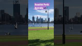 Beautiful Perth city 🏙️ #autumn #australia #perth #morningshow