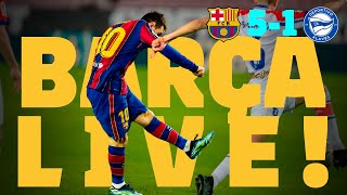 ⚽ BARÇA LIVE | BARÇA 5-1 ALAVÉS | Warm up & Match Center