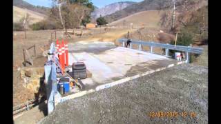 Rebuilding Morretti Canyon Road Bridge in #SLOCounty