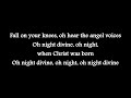 O Holy Night - Lauren Daigle (Lyrics)