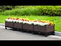 vivohome elevated plastic raised garden bed planter kit for flower vegetable grow brown