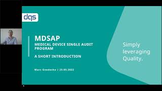 Introduction to the Medical Device Single Audit Program MDSAP