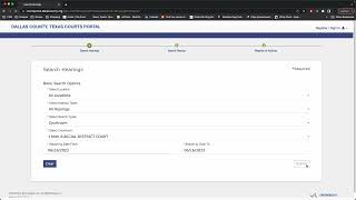 Dallas County Portal Demonstration