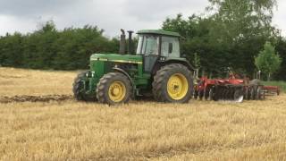 John Deere John Deere 4050 mit Rau Ratio Scheibenegge, Disc Harrow