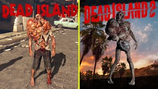 Dead Island vs Dead Island 2 Zombie Models Comparison