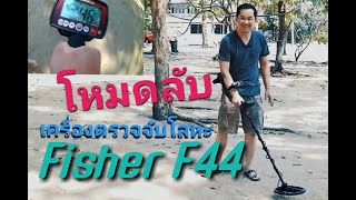 เครื่องตรวจจับโลหะ Fisher F44 กับโหมดลับที่ซ่อนอยู่ ตอนที่ 1