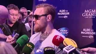 UFC 189 Tour Dublin: Conor McGregor Full Media Scrum