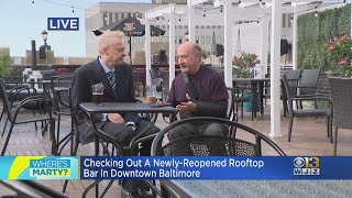 Checking out a newly-reopened rooftop bar in Downtown Baltimore