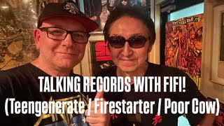 Talking Records With Fifi @ Poor Cow #Teengenerate #Firestarter #vinyl #vinylrecords #vinylcommunity