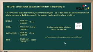 WCLN - Q10_V02_CALC MOLARITY