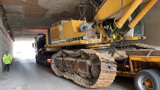 Loading And Transporting The Broken Liebherr 964 Excavator - Fasoulas Heavy Transports